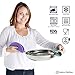Pratipad Plus 4-in-1 Multipurpose Round Silicone Pot Holders, Trivets, Jar Openers, & Spoon Rests - Extra Thick - Set of 2