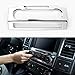 Voodonala for Ford F150 2015-2020 Chrome Central Control Volume Panel Decorative Trim for Ford F150 2015-2020(Chrome,ABS)