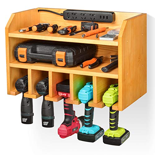 Sunix Cordless Drill Charging Station Power Tool Organizer Wall Mount