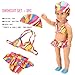 Sakiyr American Girl Doll Clothes Accessories Set - 6 Pack Complete Outfits Include Stewardess, Doctor, Soccer, Taekwondo, School Uniforms for 18