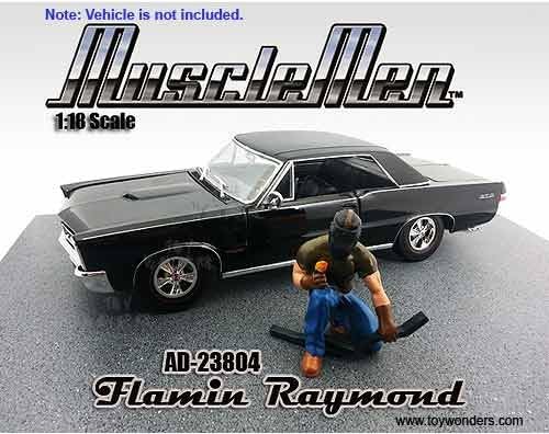 23804 American Diorama Figurine Musclemen Series I - 7g5k447mj49 Flamin Raymond Figure (1/18 Scale, Green) 23804 diecast car 0r247zz5 Model 23804 American Diorama 67fk0j1cc Fi