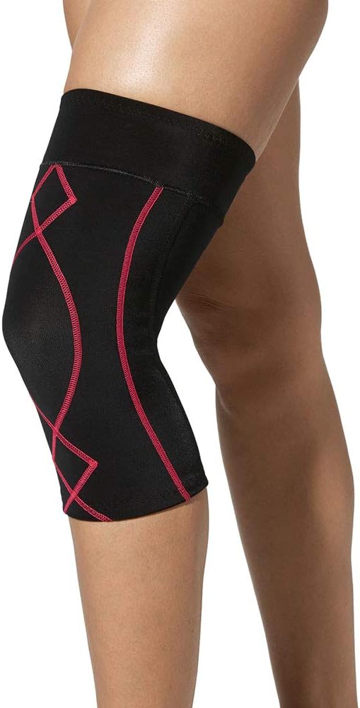 CW-X Women's Stabilyx Joint Support Compression Knee Sleeve, Black/Raspberry, Small: Amazon.ca 