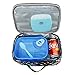 FlowFly Kids Lunch box Insulated Soft Bag Mini Cooler Back to School Thermal Meal Tote Kit for Girls, Boys, Black Free USA Flag Patch Included