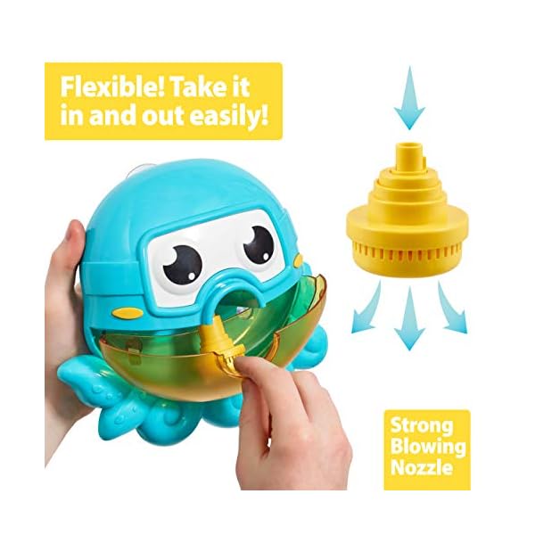 octopus bubble bath toy