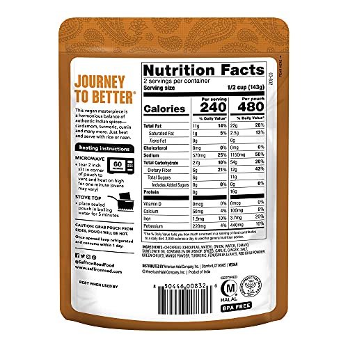 Saffron Road, Chickpea Masala, 10 Ounce Pricepulse