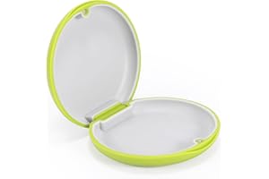 Annhua Retainer Holder Case Mouthguard Case with Magnetic Closure, Denture Case Mouth Guard Holder Case Denture Box Case, Lig