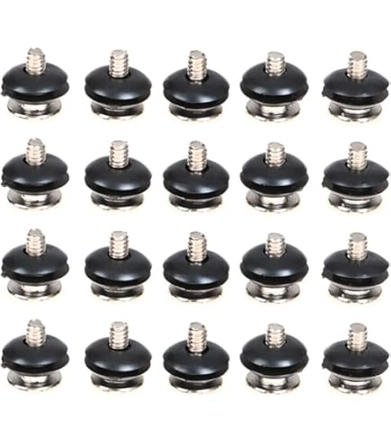 Lot De 20 Vis De Montage Anti-Vibrations Pour Disque Dur HP 2.5" SSD/HDD - Compatible EliteDesk ProDesk 6000 6005 8000 8100 - Avec Grommets Isolants Bleus Et Boîte De Rangement Pratique