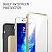 YOUMAKER Case for iPhone 8 Plus & iPhone 7 Plus, Full Body with Built-in Screen Protector Heavy Duty Protection Shockproof Slim Fit Cover for Apple iPhone 8 Plus 5.5 Inch - Gold/Black