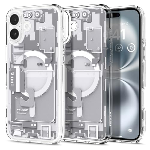 Spigen Coque pour iPhone 16, Ultra Hybrid MagFit, [Design... en promo sur Amazon