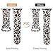 OriBear Compatible with Apple Watch Band 40mm 38mm Elegant Floral Bands for Women Soft Silicone Solid Pattern Printed Replacement Strap Band for Iwatch Series 4/3/2/1 M/L Sexy Leopard