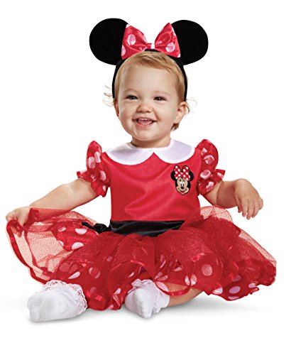 Disguise Red Minnie Mouse Toddler Child Costume, Red, Medium/(3T-4T)