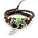 November's Chopin Unique Pendant Beads Charm Adjustable Wrap Bracelet