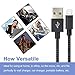 iPhone Cable,Aonsen 3Pack 6FT Charging Cord Nylon Braided - USB Lightning Cable Charger for iPhone 7,SE,5,5s,6,6s,6 Plus,iPad Air,Mini,iPod(Navy & Black)