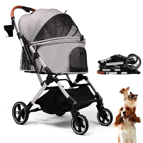 Bicystar Foldable Dog Stroller