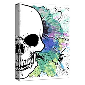 Canvas Wall Art Skull in Fashion...