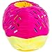 Silver Lilly Novelty Slippers - Plush Donut Dessert Food Slippers