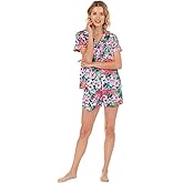 BedHead - Stretch Short Sleeve Shorty PJ Set - X-Small Multicolor