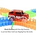 Cars Track(2-Pack),Glow in the Dark Compatible with Most of Tracks Accessories,Best Gift for Boys and Girls(Red+Yellow)