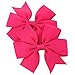 Fortop Boutique Ribbon Pinwheel Hair Bows Baby Grosgrain Bows With Clips For Teens Toddlers 20 Pairs