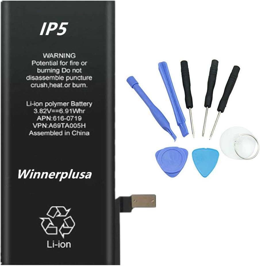 Winnerplusa Battery for iPhone 5 (2in1)