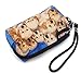 AUPET Cute Dogs Design Digital Camera Case Bag Pouch Coin Purse with Strap for Sony Samsung Nikon Canon Kodak