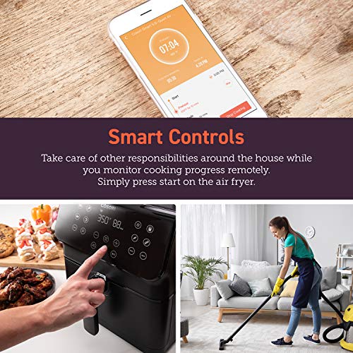 COSORI Smart Air Fryer(100 Recipes), 12-in-1 Large XL Air Fryer Oven with Upgrade Customizable 10 Presets & Shake… - Image 4