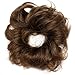 100% Remy Human Hair Up Messy Hair Bun Extension Scrunchie Scrunchy Extensions Hairpiece Do Bun Ponytail Diverse Colors