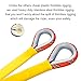 X XBEN Outdoor Climbing Rope Rock Climbing Rope, Escape Rope Climbing Equipment Fire Rescue Parachute Rope (230 Foot) - Orange