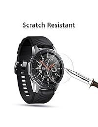 [6 Pack] Samsung Galaxy Watch 46mm & Gear S3 Screen Protector - OMOTON Tempered Glass Screen Protector for Galaxy Watch 46mm  Gear S3