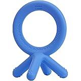 Comotomo Silicone Baby Teether, Blue, 1.75x1.75x3 Inch (Pack of 1)