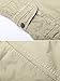 OCHENTA Men's Cotton Washed Multi Pockets Military Cargo Pant #3380 Khaki 34