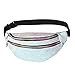 ICOSY Fanny Pack Women Waist Pack Glitter Crossbody Bags Shiny Waist Pack Cute Fashion Fanny Packs Women Travel Waist Packs Girls Outdoor Shopping Sports Party Bags