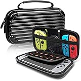 Hard Carrying Case Compatible with Nintendo Switch - Protective Hard Portable Travel Carry Case Shell Pouch for Nintendo Switch Console &amp; Accessories