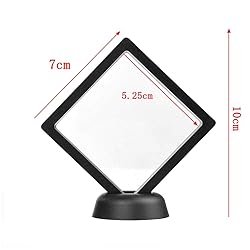 CrazyStorey Set of 10 Pcs Black Diamond Shape