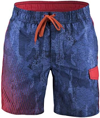 Matereek Men's Modern Camo Swim Trunks