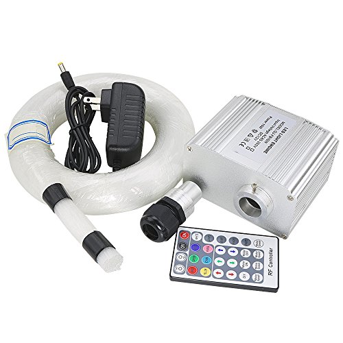 10W Twinkle Fiber Optic Star Ceiling Light Kit, RGBW LED Engine Driver with 28 key RF Remote Control + Fiber Optical 0.03in/0.75mm 6.5ft/2m 150pcs - Thumbnail 4