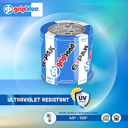 Blue Painters Tape 1 Inch Wide, Masking Tape Blue .94in X 60yds, 6