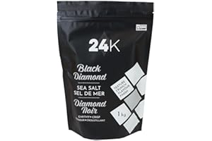 24K Black Sea Salt Flakes - 1Kg