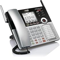 VTech CM18445 Main Console - DECT 6.0 4-Line Expandable Small Business Office Phone with Answering System