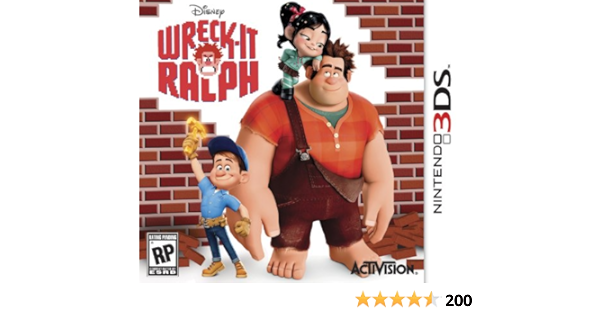 Amazon Com Wreck It Ralph Nintendo 3ds Activision Inc Video Games