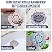 LIUMY Hair Catcher,Silicone Hair Stopper,Shower Drain Covers, Sink Drain Filter for Bathroom Bathtub and Kitchen, Easy to Install and Clean, Home Tool Supplies (5 Pack)