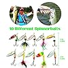 10pcs-Fishing-Lure-Spinnerbait-Bass-Trout-Salmon-Hard-Metal-Spinner-baits-kit-with-2-Tackle-Boxes-by-Tbuymax