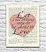 Let Everything You Do Be Done in Love, 1 Corinthians 16:14, Christian Art Print, Unframed, Vintage Bible Page Verse Scripture Home Decor Inspirational Poster Gift, 8x10 Inches