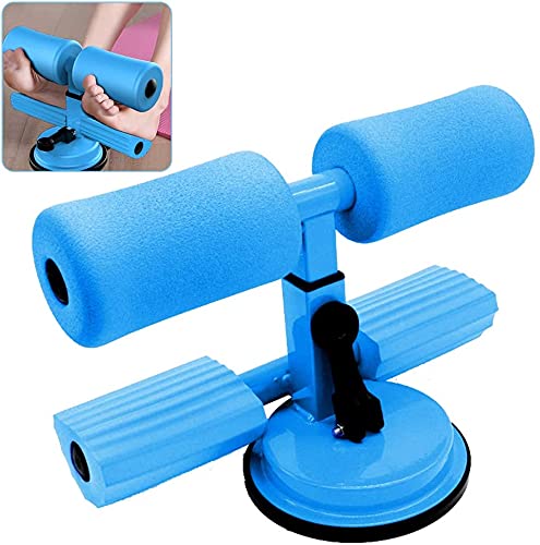 Taozoey Portable Sit-Up Bar, Sit-Up Assistant, Adjustable Sit-Up Bar, Multifunctional Training Abdominal Muscles (Blue)