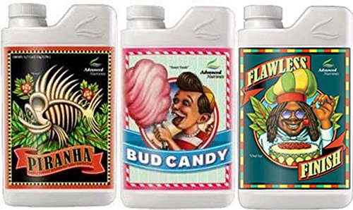 Advanced Nutrients GL525251-12ABC Expert Grower Bundle Piranha, Bud Candy, Flawless Finish Plant Fertilizer Booster Enhancer, 250 mL, 250ml