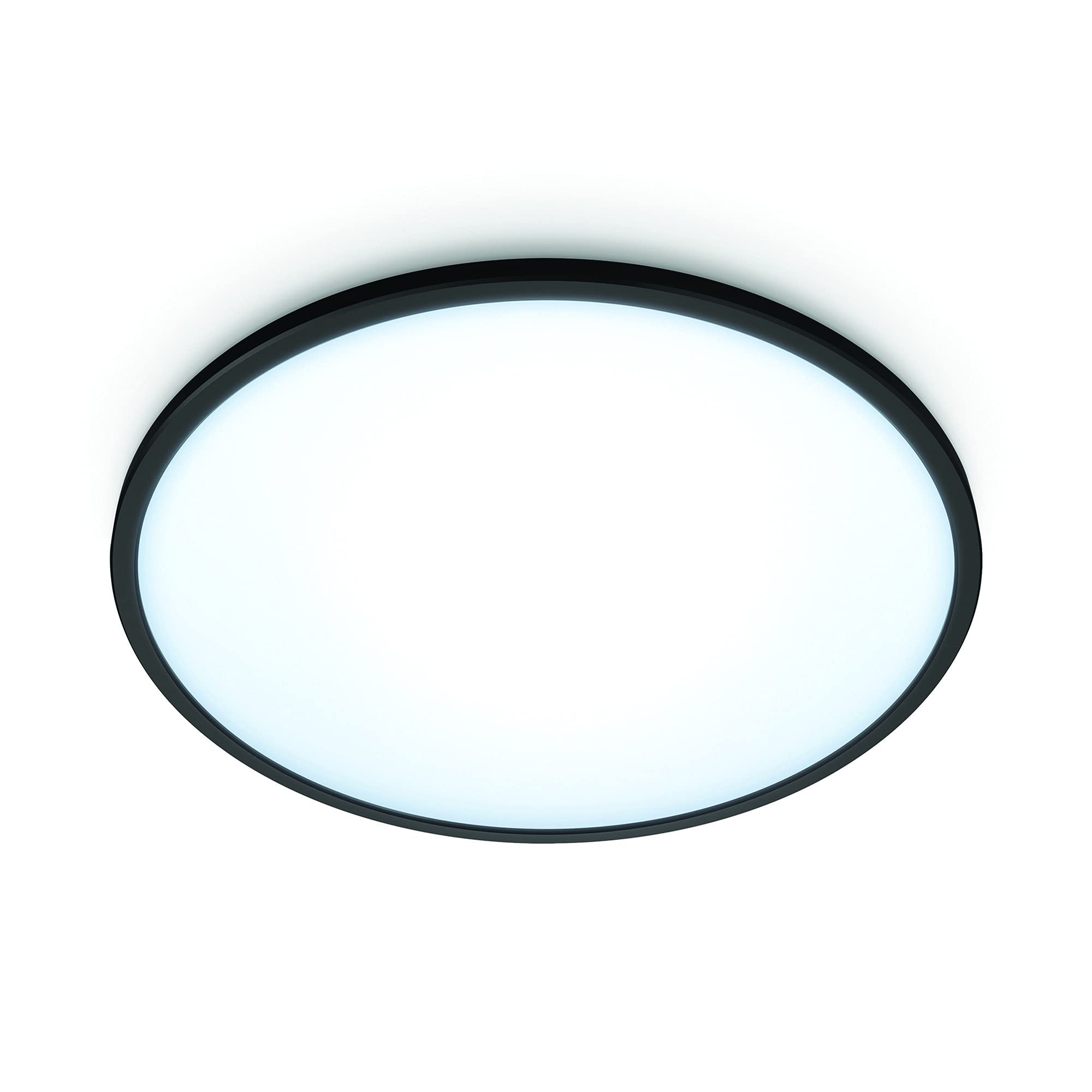 WiZ Tunable White Superslim Smart Connected WiFi Ceiling Mounted Light [White - 14W] Cool to Warm White Light, App Control for Home Indoor Lighting, Livingroom, Bedroom.