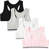 XiHSiHan Bras for Girls Seamless Cami Bralettes Sports Solid Vest Unpadded Bra