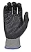 Apollo Performance Work Gloves 43, Material Handlers Basic Multi-Task Glove with Nitrile Gripping Dots, 13 Gauge Bamboo Knit, Abrasion Protection, Touch Screen Capabilities with Lightning Touch Technology, 1 Pair, Large, Grey/Black