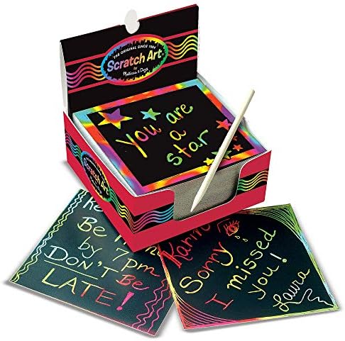 Doug Scratch Art Rainbow Mini Notes 