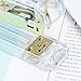 FIDGET PENCIL Gold Stapler Desktop Stapler with 1000 Pieces Silver Staples School Office Supplies Desk Accessory (Gold)